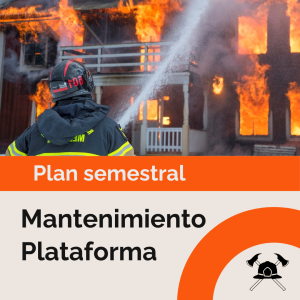 Plan Semestral Mensualidad Mantenimiento de Plataforma - Bomberos